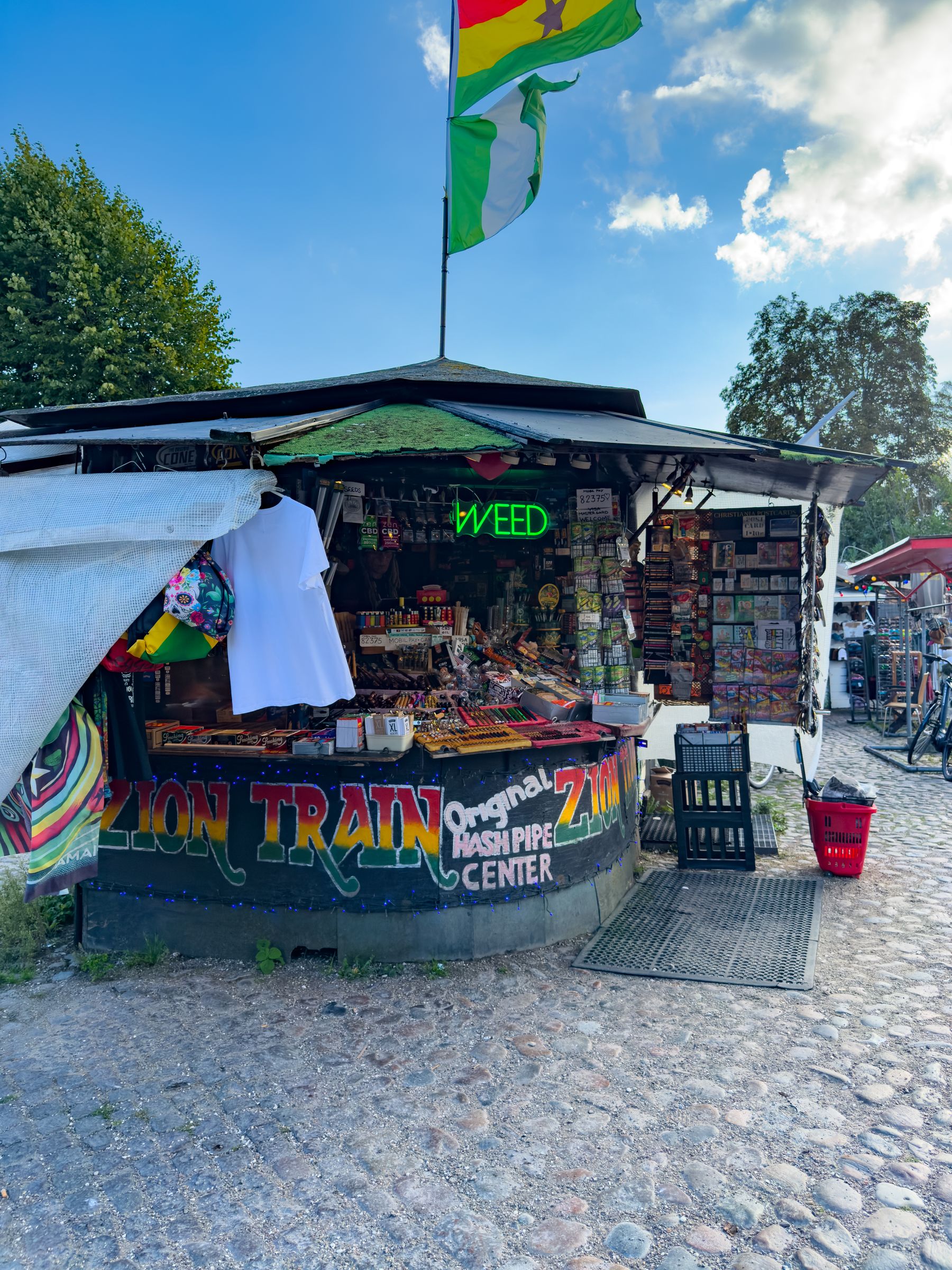 Weed Hut in Freetown Christiania